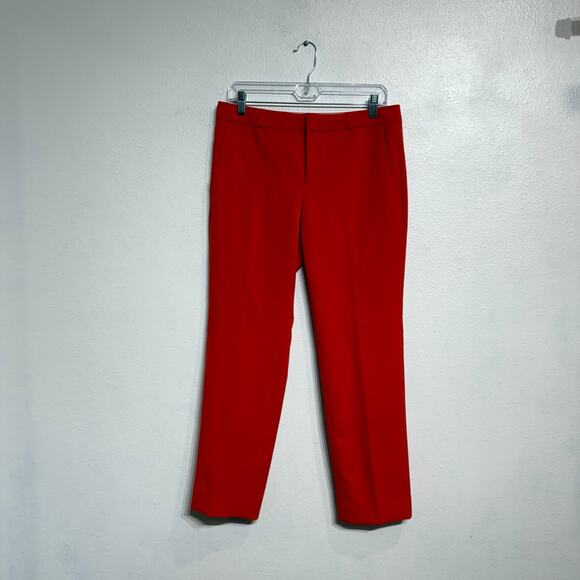 Banana Republic Red Reegan Pants Sz 6P - Picture 2 of 11